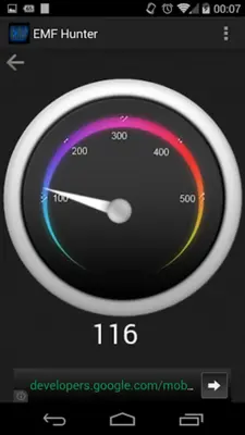 EMF Hunter android App screenshot 2